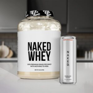 Naked Whey Chocolate Protein Powder Tub - Highest Quality Whey Protein Isolate