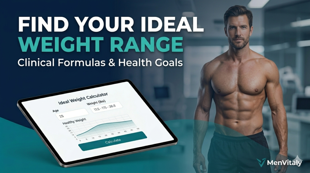 Ideal Weight Calculator for Men Healthy Weight Range MenVitaly