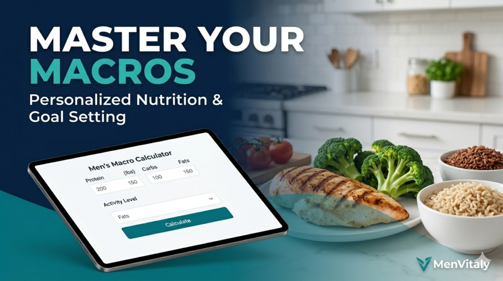 Macro Calculator for Men Protein Carbs Fats MenVitaly