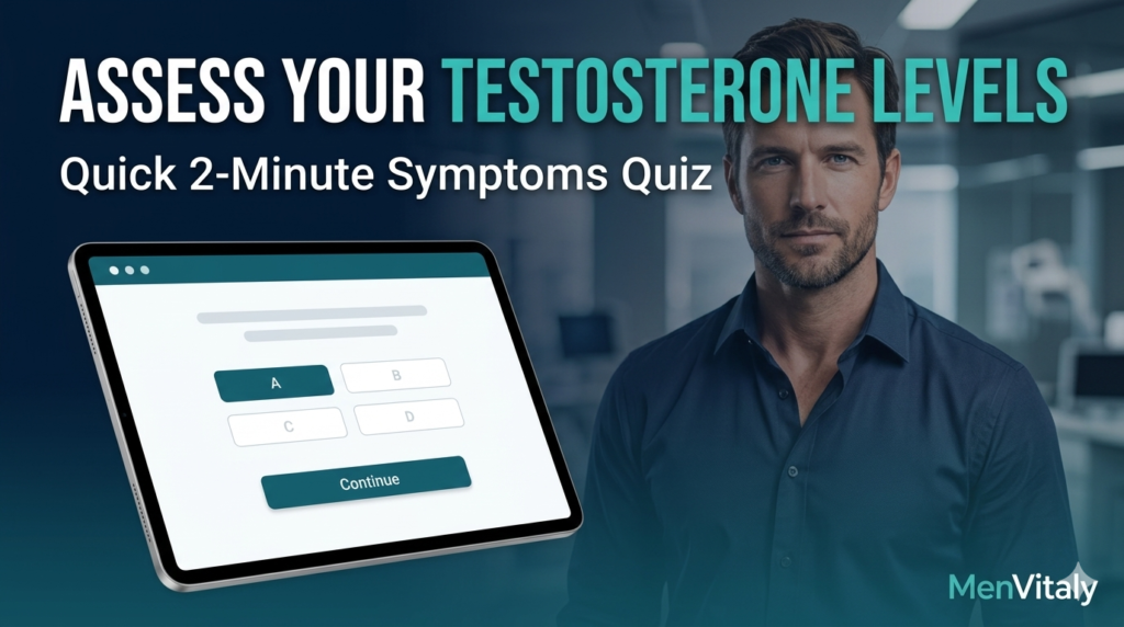 Low Testosterone Symptoms Assessment Quiz for Men MenVitaly