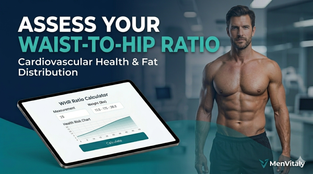 Waist-to-Hip Ratio Calculator for Men Cardiovascular Health MenVitaly