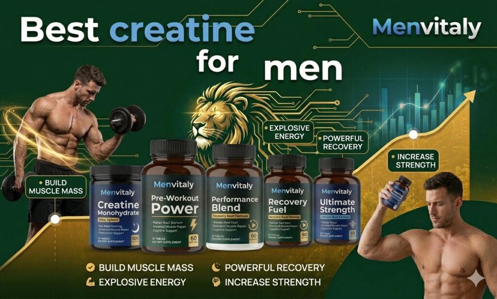Best creatine for men for muscle growth and cognitive health in 2026.