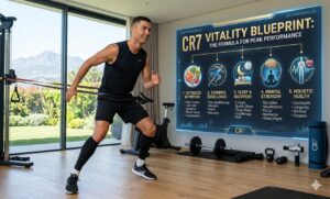 Cristiano Ronaldo vitality blueprint showing athletic performance and recovery at 41.