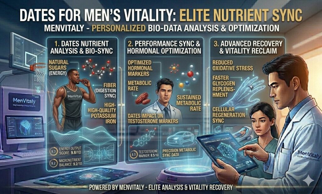 A nutrient-rich platter of Medjool dates optimized for Dates for Men's Vitality performance.