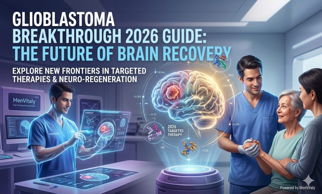 Glioblastoma breakthrough 2026 guide showing advanced immunotherapy brain treatment.