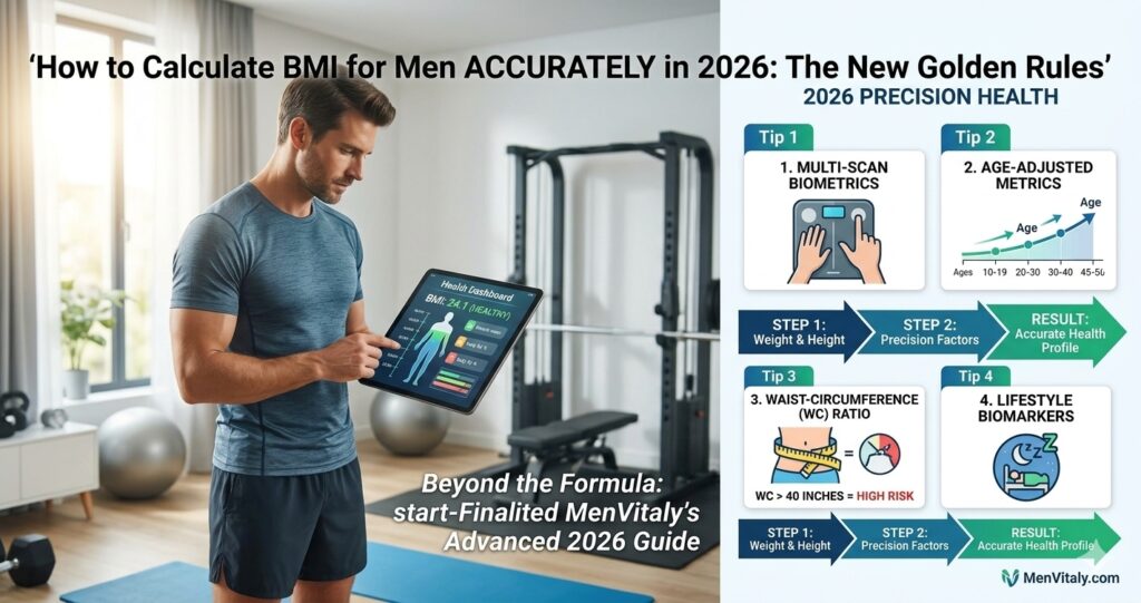 How to calculate BMI for men accurately in 2026 tips using a professional tool.