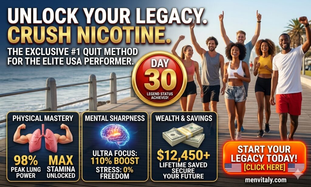 Track quit smoking progress using Menvitaly professional recovery tool.