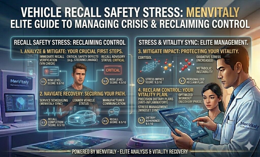 A person calmly checking a vehicle safety alert on their phone.