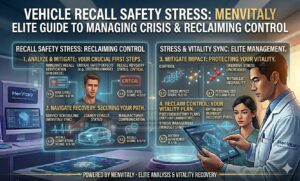 A person calmly checking a vehicle safety alert on their phone.