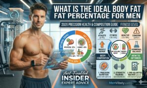 Professional guide on what is the ideal body fat percentage for men using the Navy tape test method.