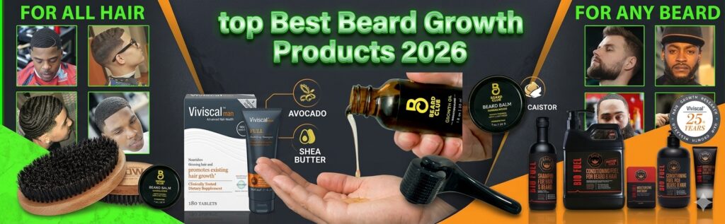 Professional beard growth kits, serums, and oils for fixing patchy beards in 2026.