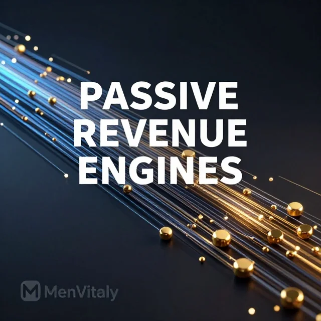 An abstract digital visualization of data streams representing passive revenue engines and website traffic monetization.